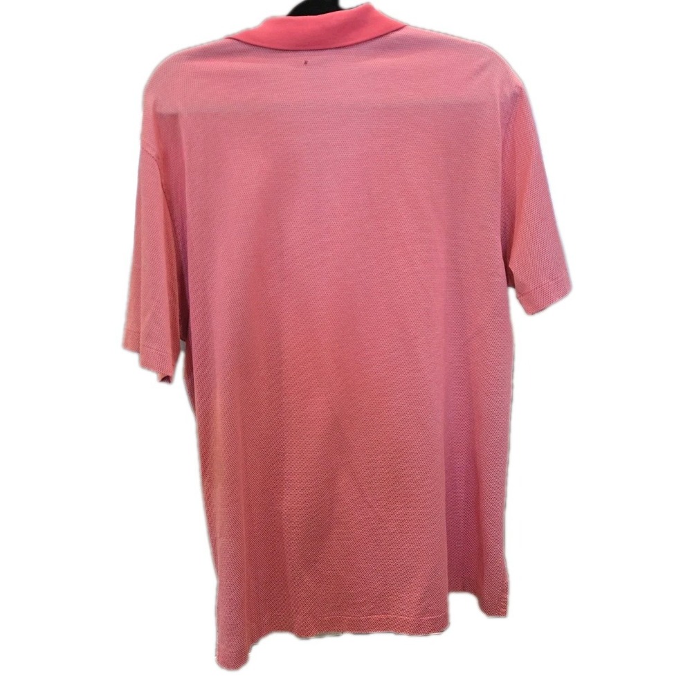 Brooks Brothers 346 Men's Sz L Polo Golf Shirt  Mercerized Cotton Coral P2P 22‎ - Picture 3 of 9
